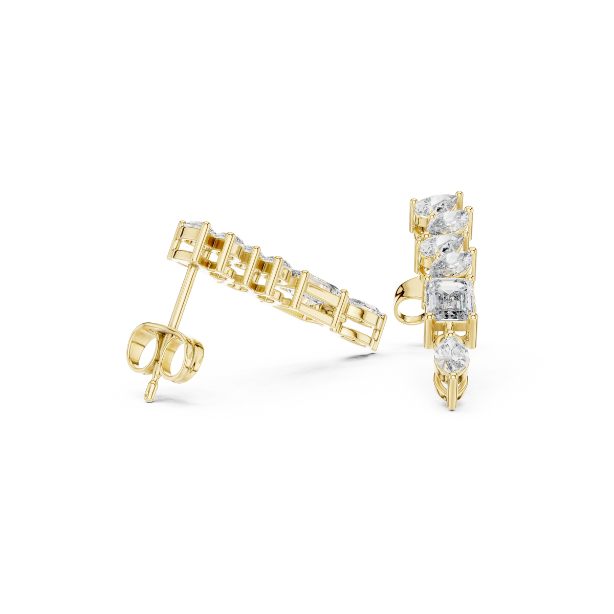 Elvara Marquise Emerald Drop Earring