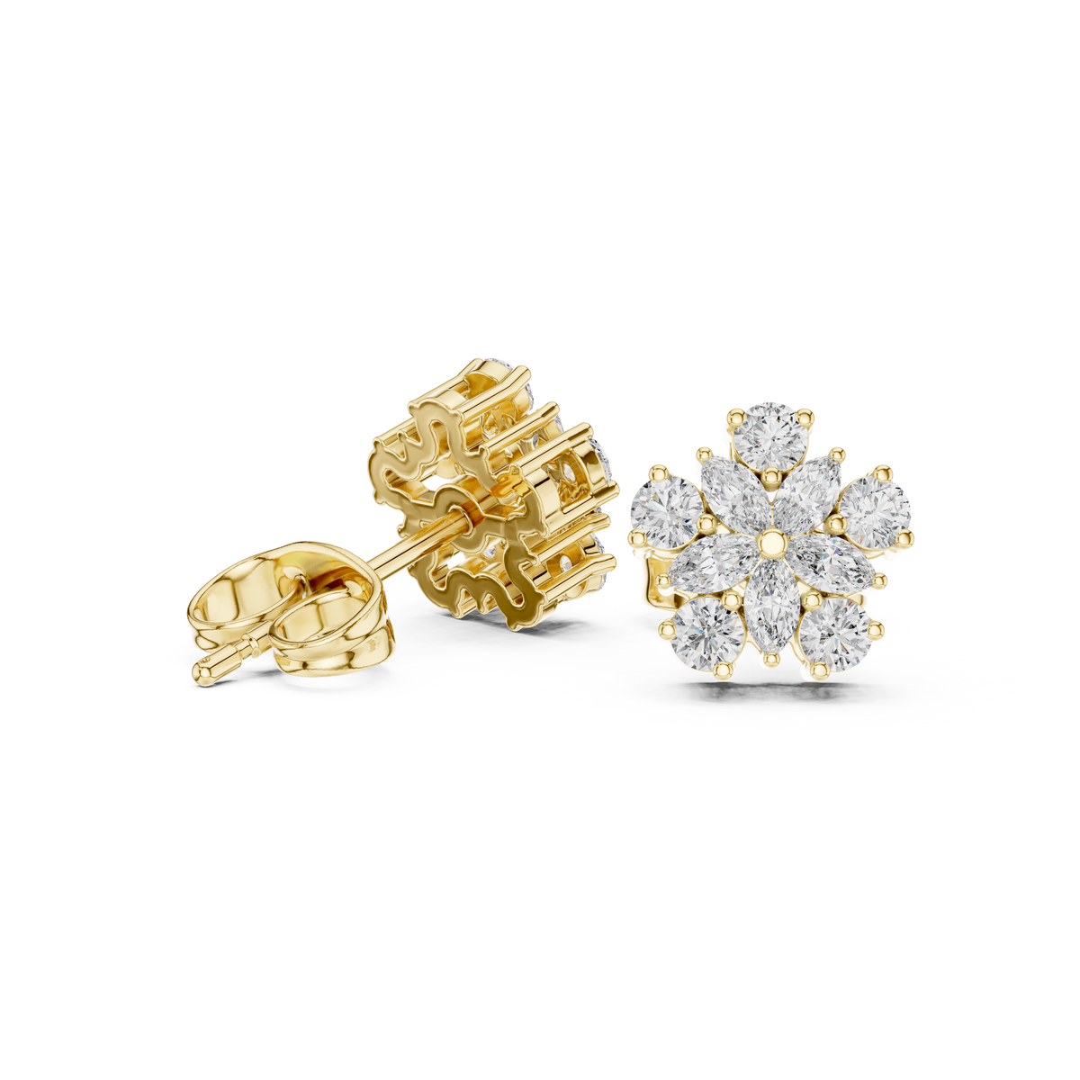 Marquise Bloom Radiance Studs