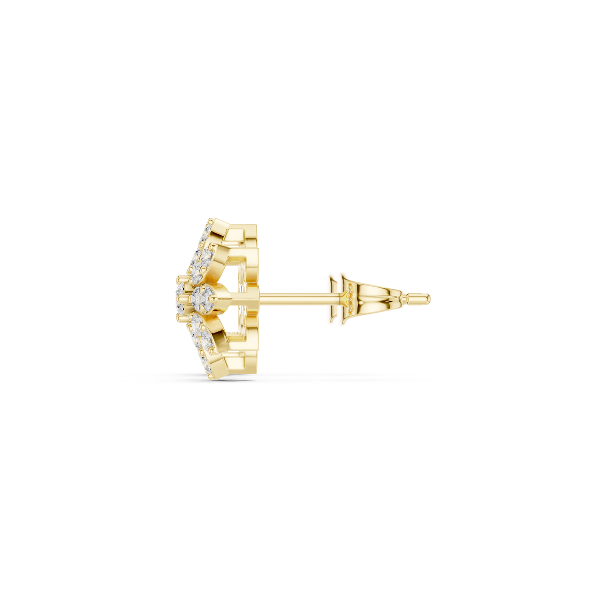 Eightfold Bloom Cluster Studs
