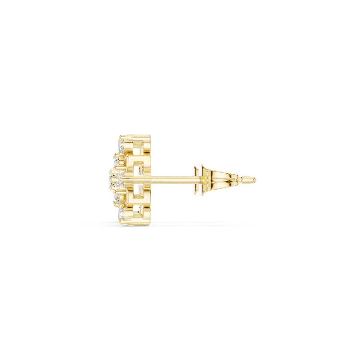 Virelle Floral Petal Diamond Studs