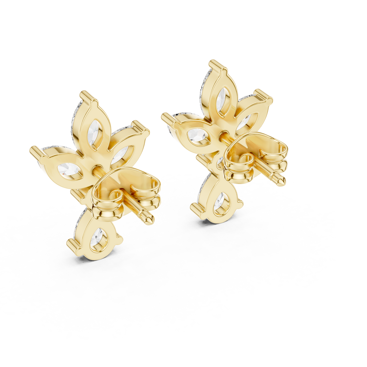 Avelune Butterfly Marquise Drop Earring