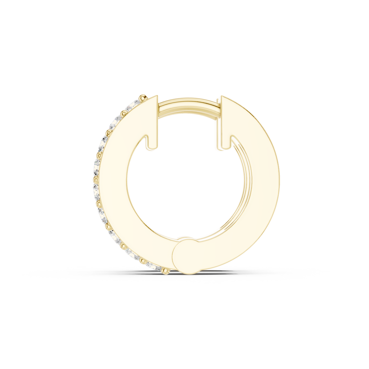 Selvara Round Diamond Hoops