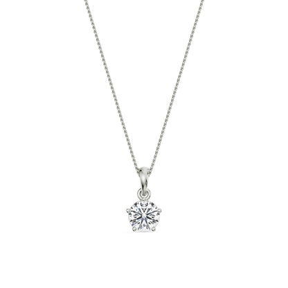 Eternal Radiance Solitaire Pendant