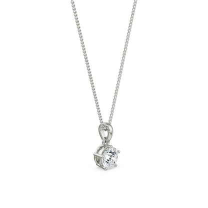 Eternal Radiance Solitaire Pendant