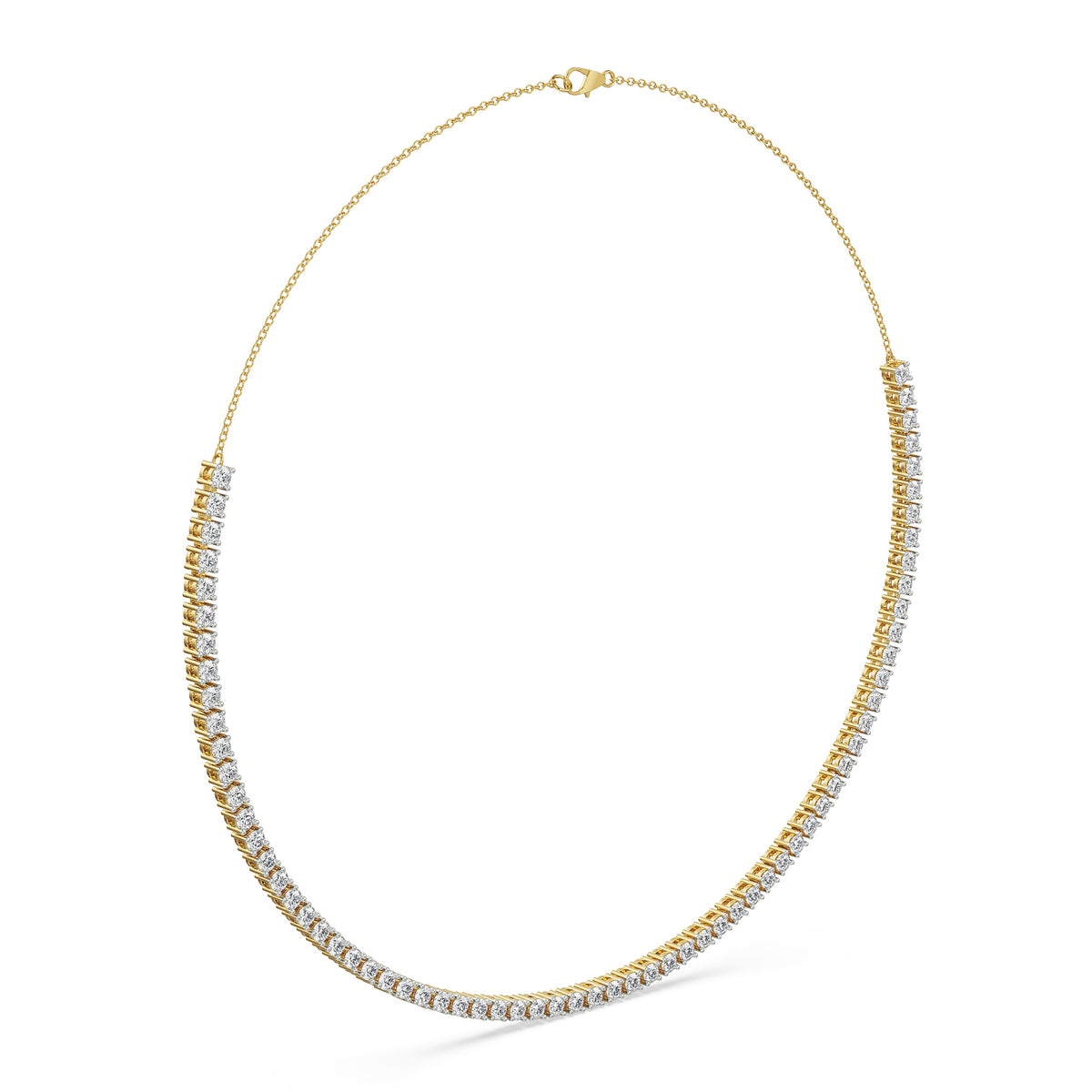 Seralyn Diamond Tennis Necklace