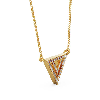 Aurelia Geometric Trinity Pendant