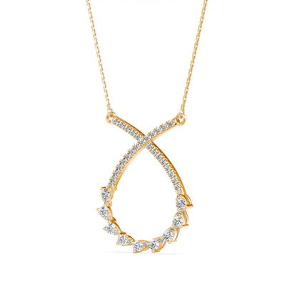 Seraphina Infinity Teardrop Pendant