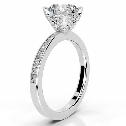 Avelisse 2CT Round Diamond Solitaire Ring