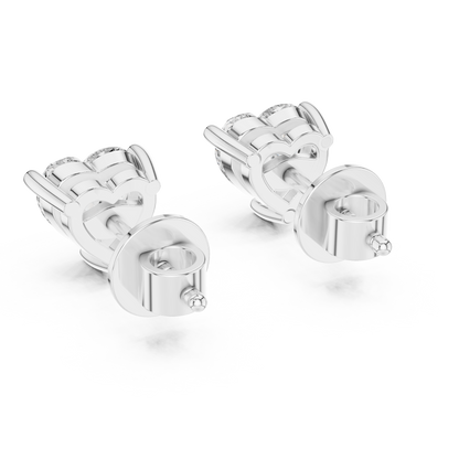 Aurelia Heart Cut Solitaire Studs