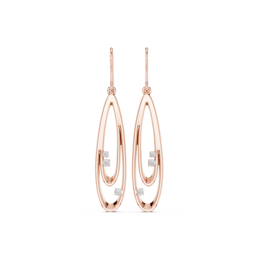 Avelisse Elongated Diamond Loop Drop