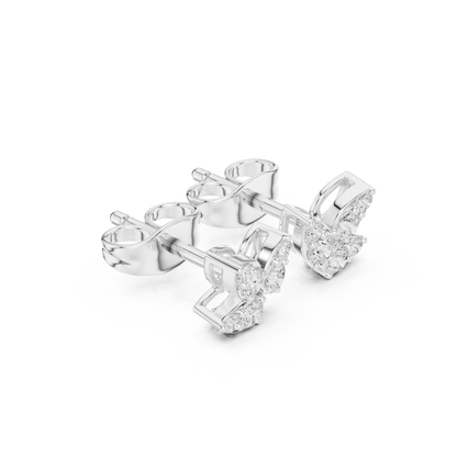 Marivelle Diamond Butterfly Studs