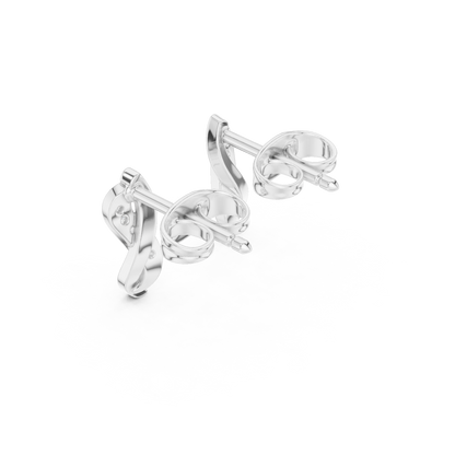 Lunessa Curved Diamond Vine Studs