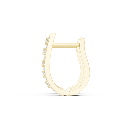 Zarevia Rectangular Diamond Cascade Hoops