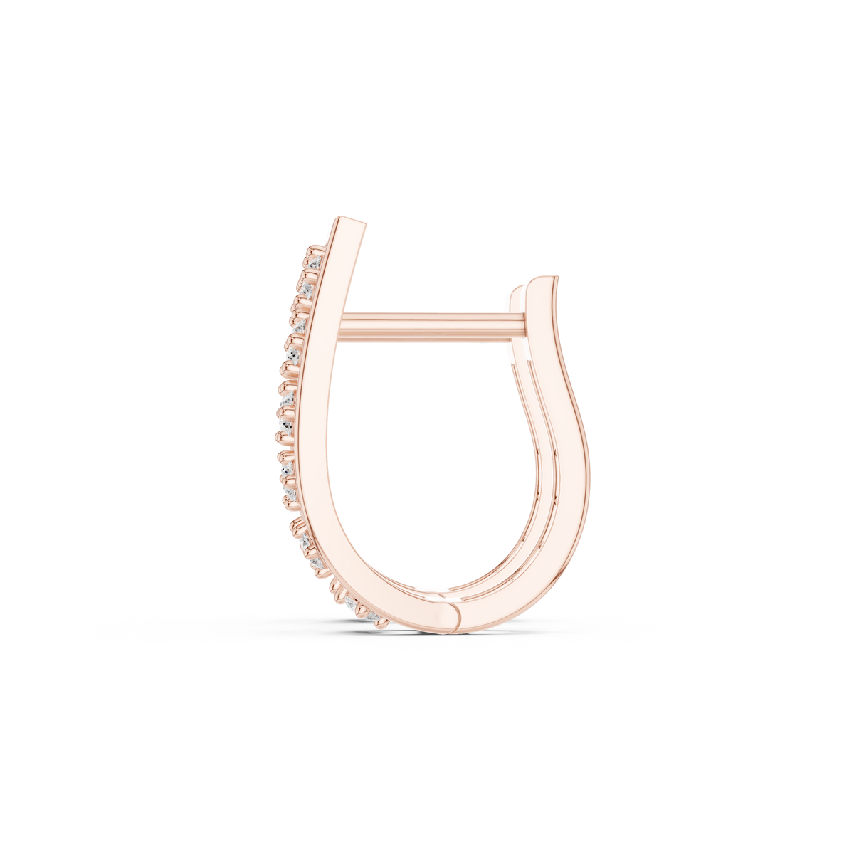 Zelvara Tapered Diamond Frame Hoops