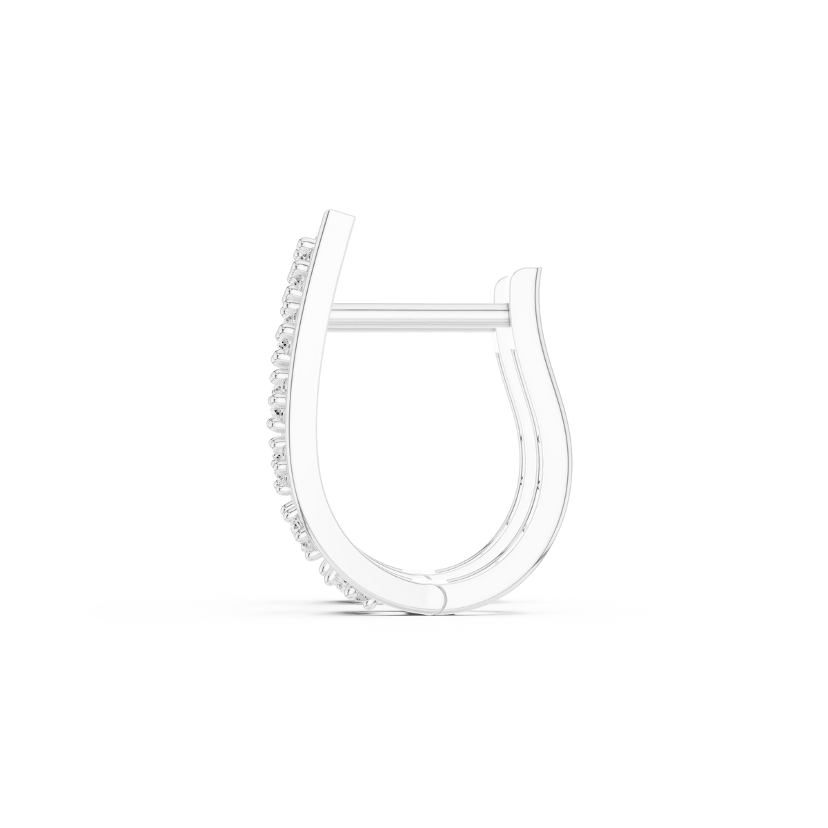Zelvara Tapered Diamond Frame Hoops