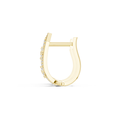 Veylora Geometric Diamond Hoop