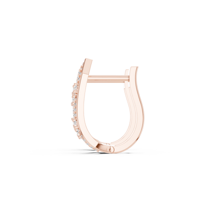 Veylora Geometric Diamond Hoop