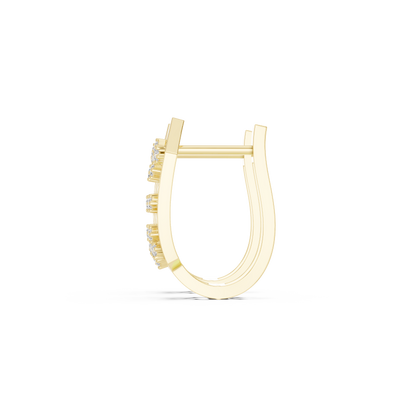 Aurevyn Floral Diamond HoopS