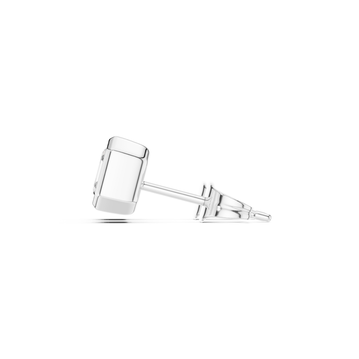 Zavelle Asscher Cut Bezel Studs