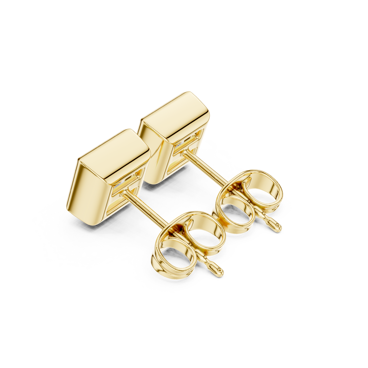 Virelle Princess Diamond Bezel Studs