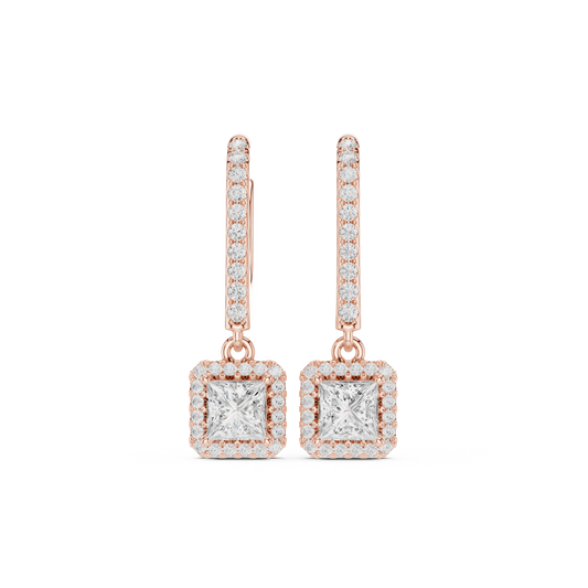 Elviora Princess Halo Drop Earring