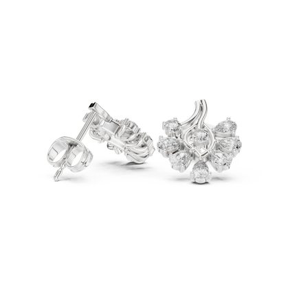 Calysera Floral Diamond Petal Studs