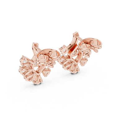 Calysera Floral Diamond Petal Studs