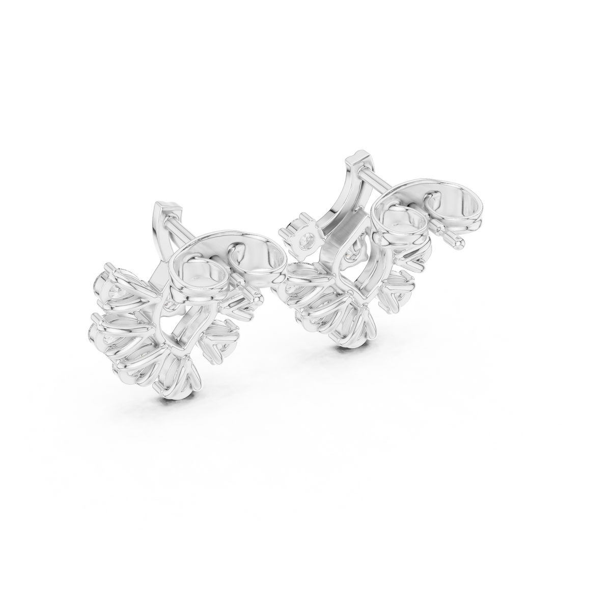 Calysera Floral Diamond Petal Studs