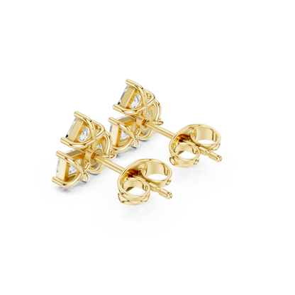 Virelle Princess Diamond Trio Studs
