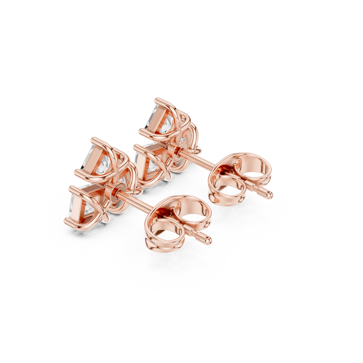 Virelle Princess Diamond Trio Studs