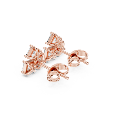 Virelle Princess Diamond Trio Studs