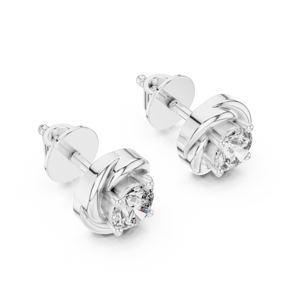 Liora Sculpted Round Bloom Studs