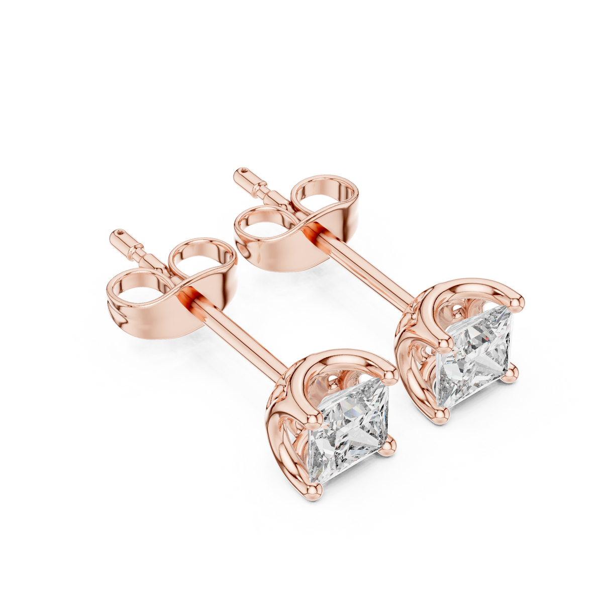 Zelvienne Princess Diamond Crown Studs