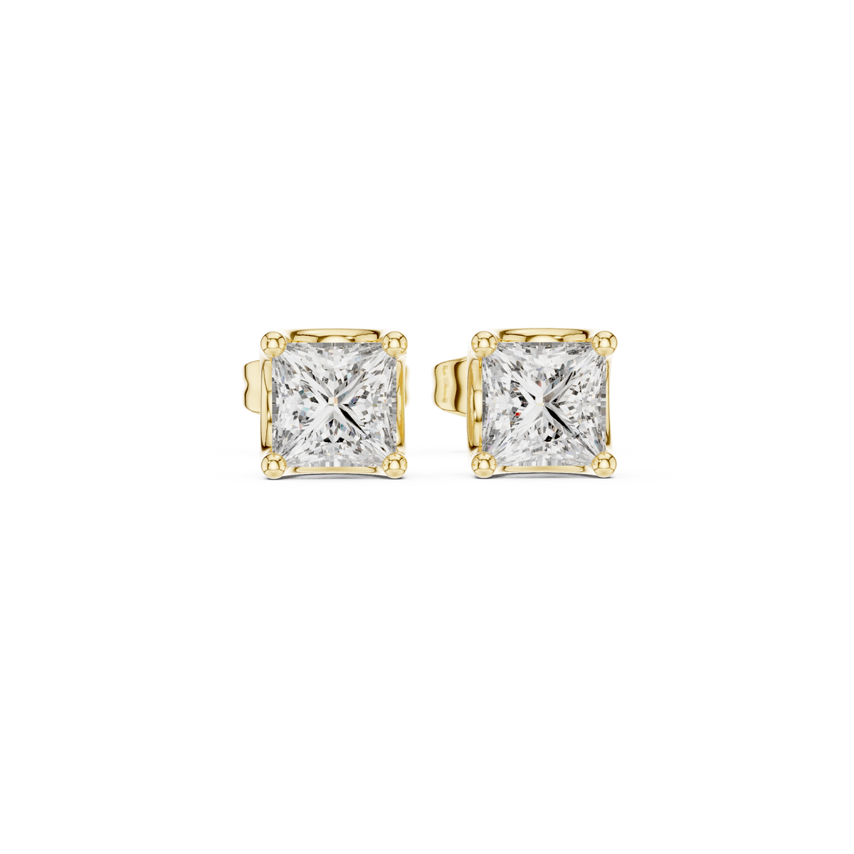 Zelvienne Princess Diamond Crown Studs