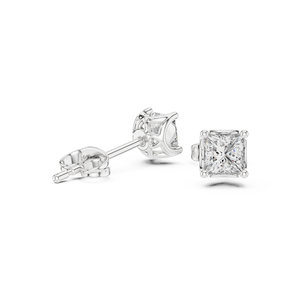 Zelvienne Princess Diamond Crown Studs