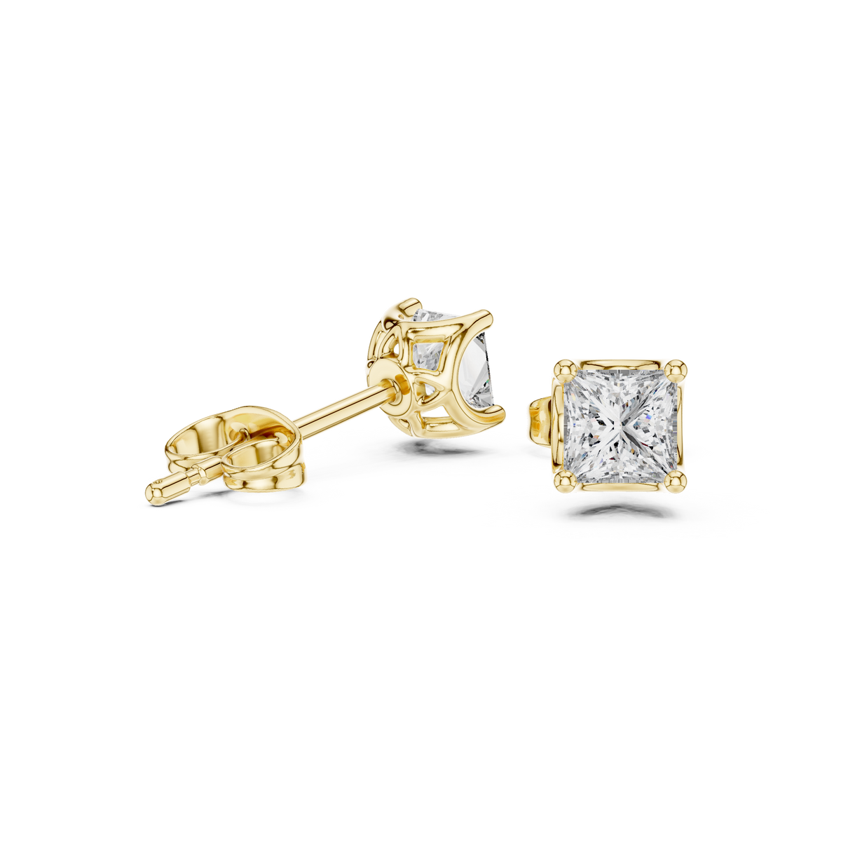 Zelvienne Princess Diamond Crown Studs