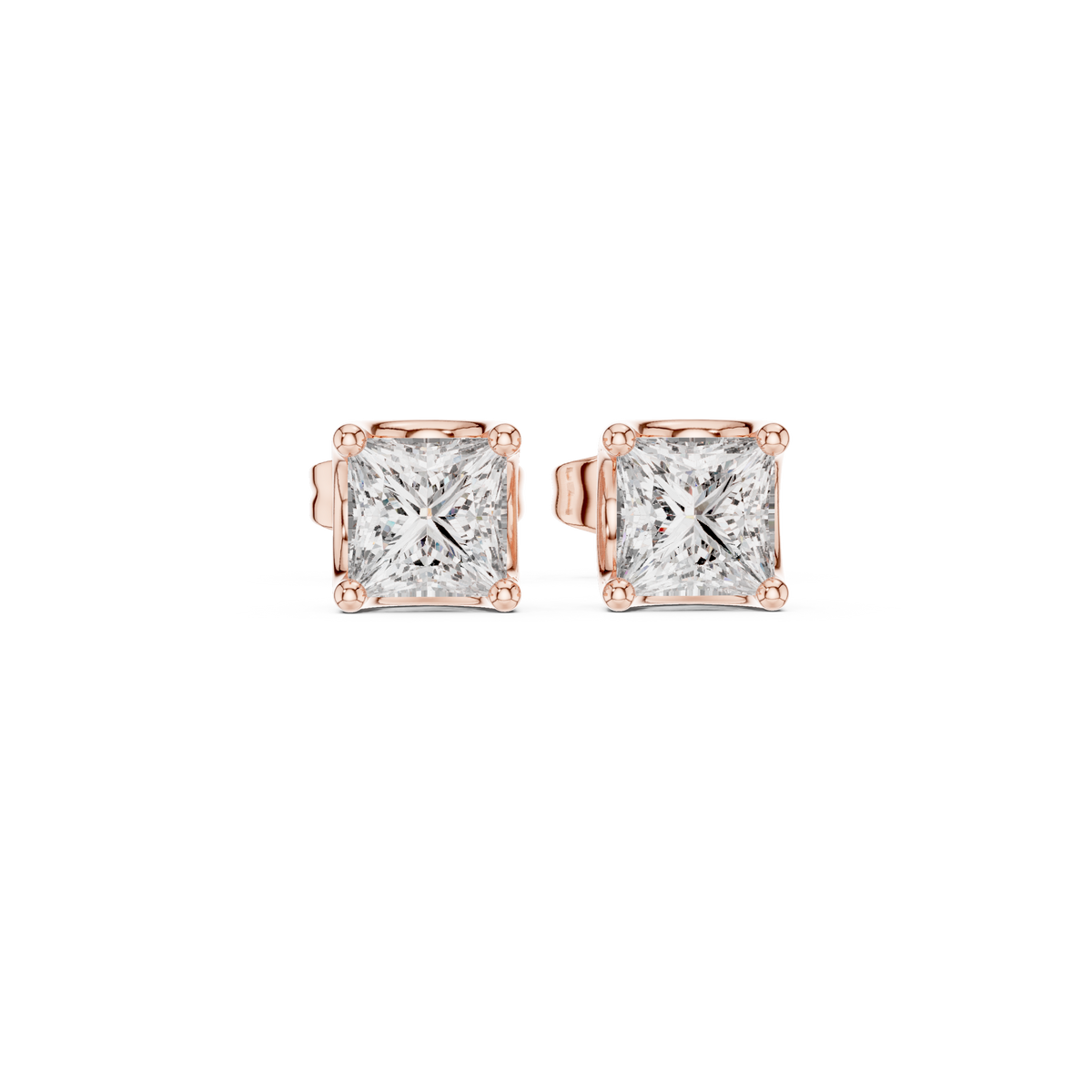 Zelvienne Princess Diamond Crown Studs