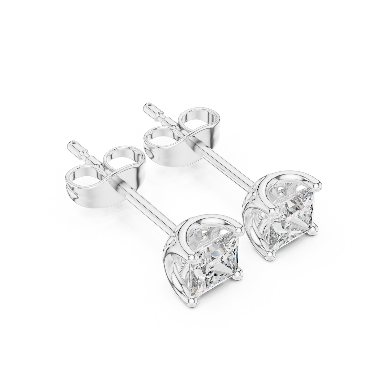 Zelvienne Princess Diamond Crown Studs