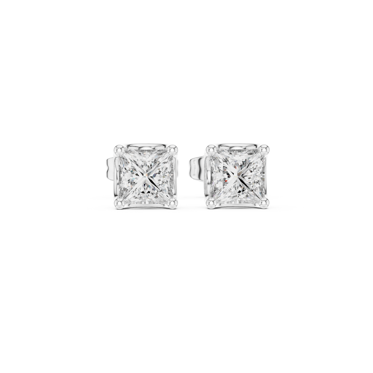 Zelvienne Princess Diamond Crown Studs