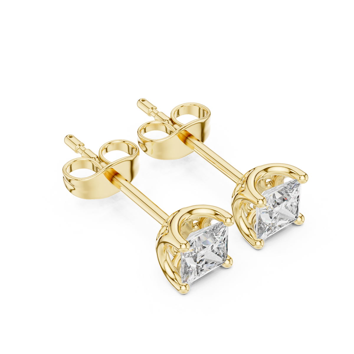 Zelvienne Princess Diamond Crown Studs