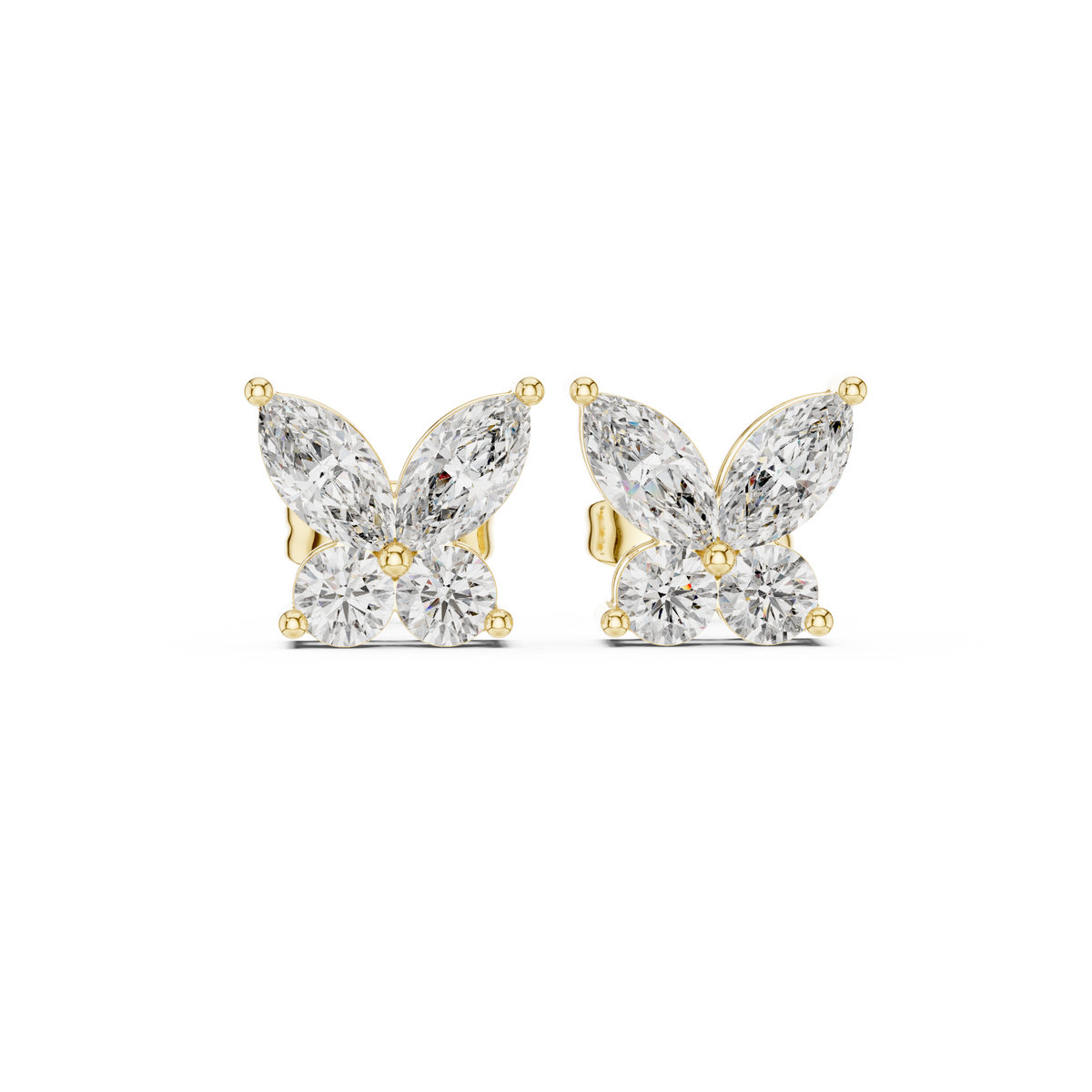Virelle Marquise Butterfly Diamond Studs
