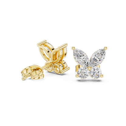 Virelle Marquise Butterfly Diamond Studs