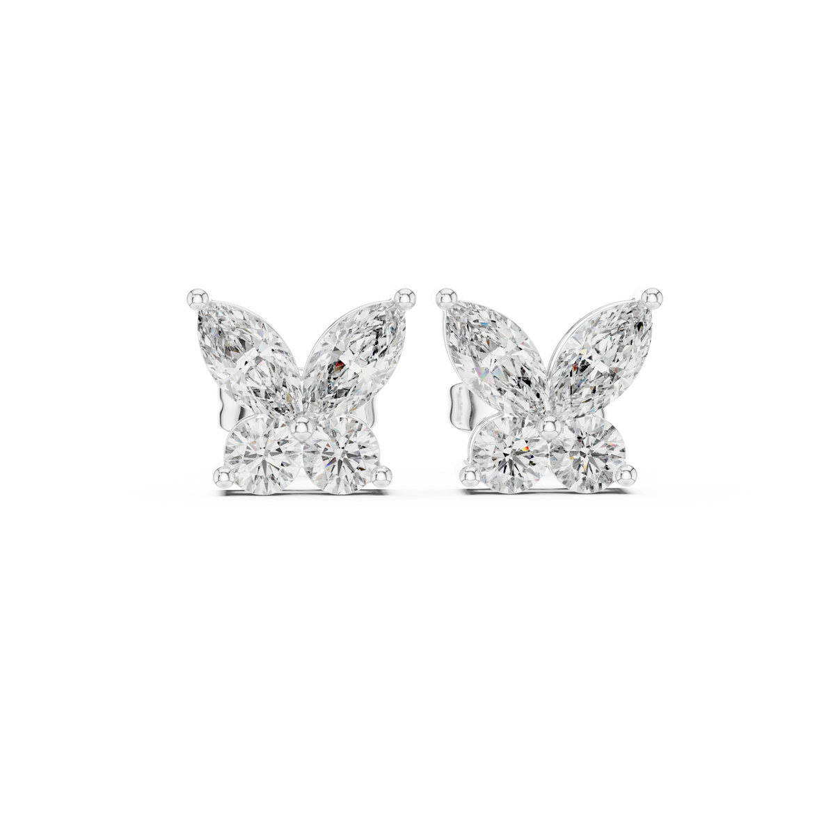 Virelle Marquise Butterfly Diamond Studs