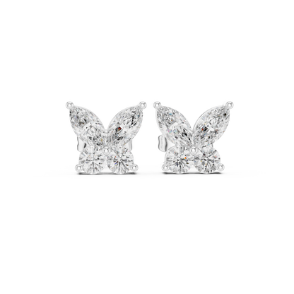 Virelle Marquise Butterfly Diamond Studs