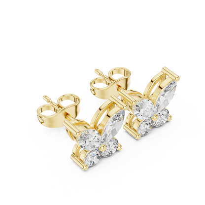 Virelle Marquise Butterfly Diamond Studs