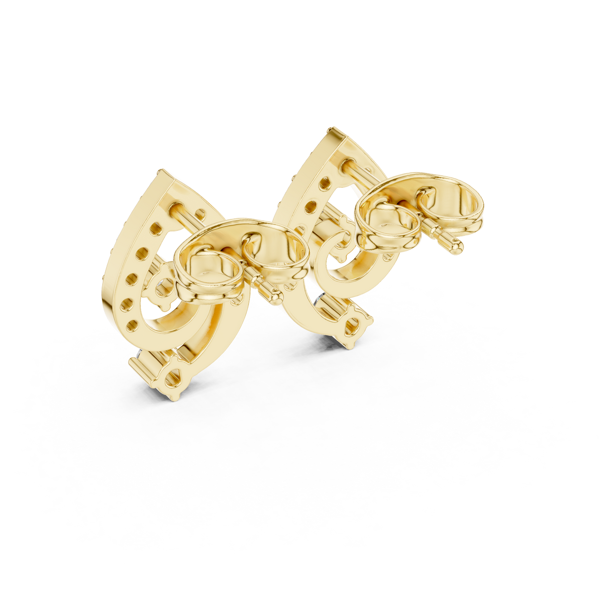 Avelyne Spiral Teardrop Studs