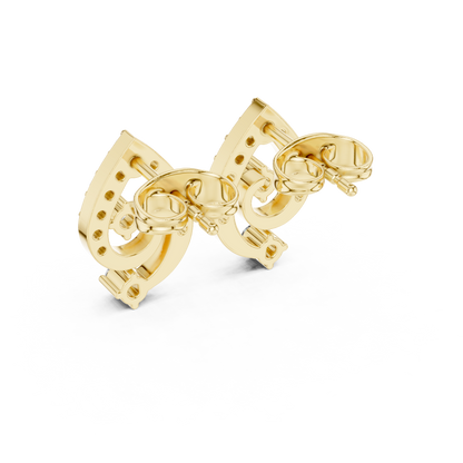 Avelyne Spiral Teardrop Studs