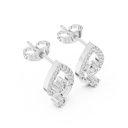 Avelyne Spiral Teardrop Studs