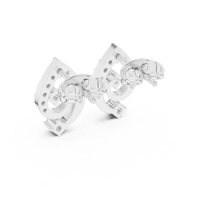 Avelyne Spiral Teardrop Studs