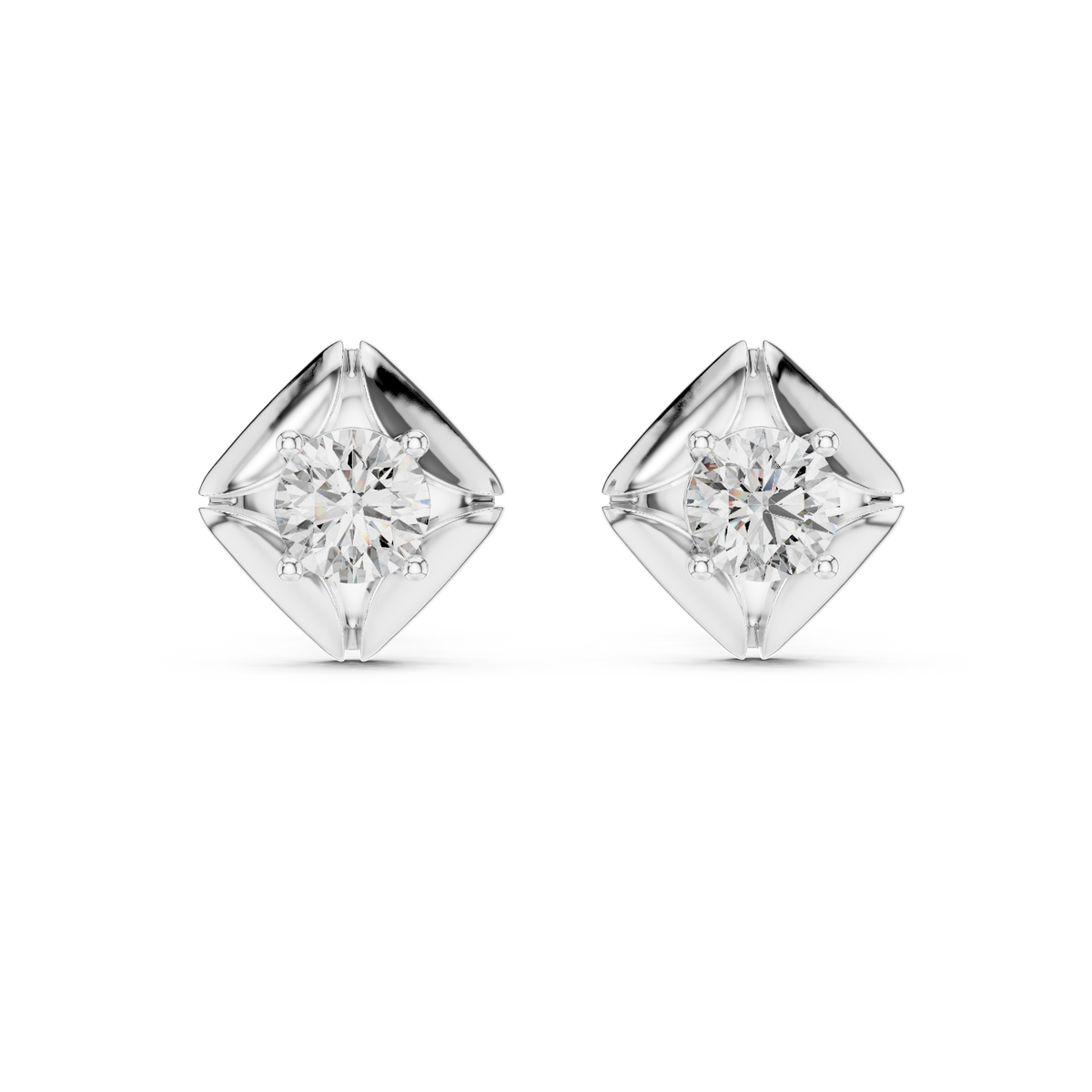 Sorelia Four Petal Round Studs